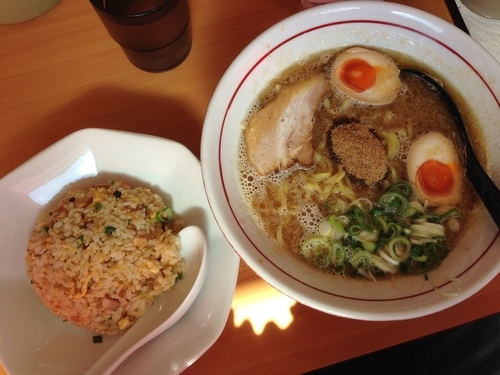 「ラーメンセット」@中華料理 同源 高浜店の写真