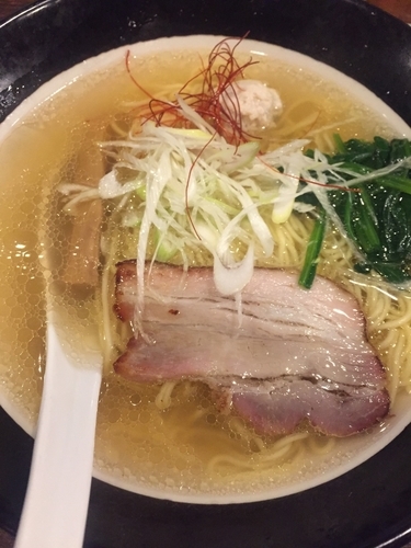 「しおそば」@焙煎汐蕎麦処 金字塔の写真