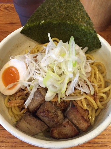 「汁なし、中」@らーめん 破顔の写真