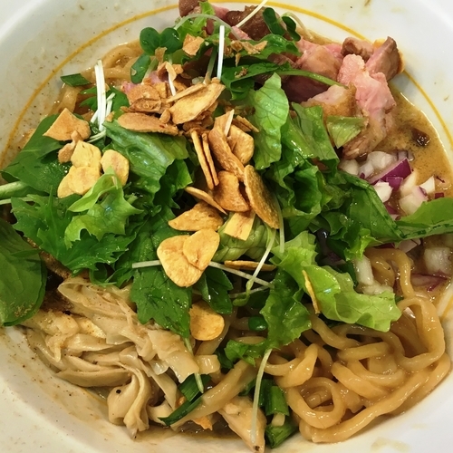 「まぜそばBLACK」@麺屋CHIKUWAの写真