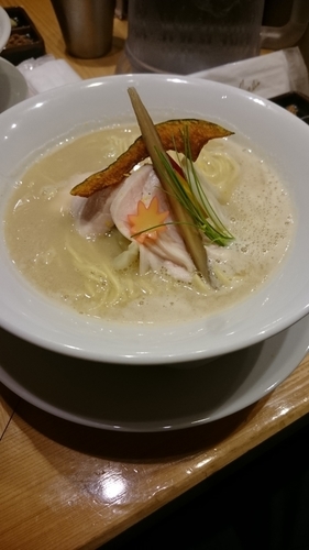 「鶏白湯soba 特製仕様トッピング」@銀座 篝の写真