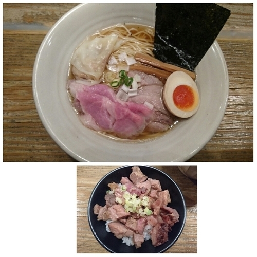 「特製にぼらぁ+コロチャー小めし」@Homemade Ramen 麦苗の写真