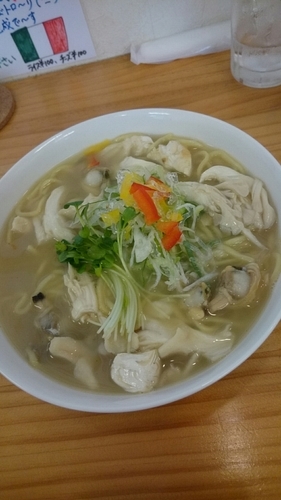 「白舞茸とアサリの塩ラーメン  ８５０円」@濃厚ラーメン じゅんの写真