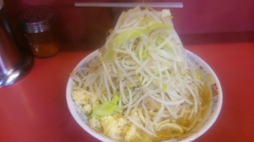 「大ラーメン ニンニク多め」@ラーメン二郎 ひばりヶ丘駅前店の写真