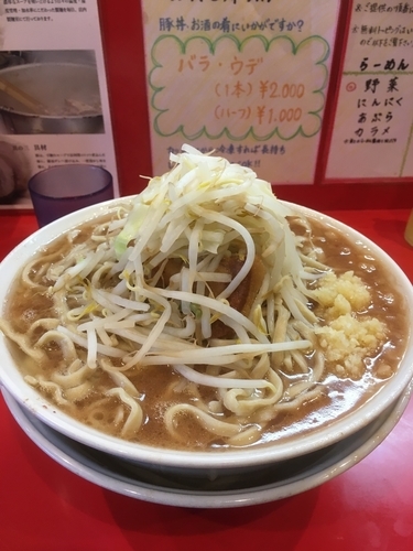 「大ラーメン（500g）」@麺屋 桐龍の写真