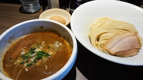 「伊勢海老つけ麺＋燻製味玉(クーポン)￥ ８３０」@つけ麺 一燈の写真