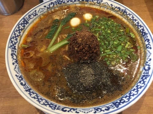 「だんだんセット(黒ごま)」@担々麺とまぜそば だんだんの写真