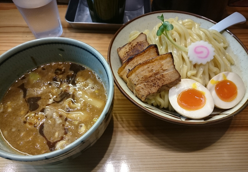 「特製つけ麺 (中)」@銀座 朧月の写真