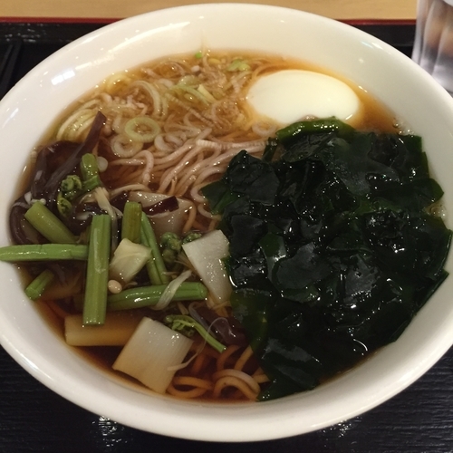 「朝そば（￥380）」@いろり庵きらく グランスタ丸の内店の写真