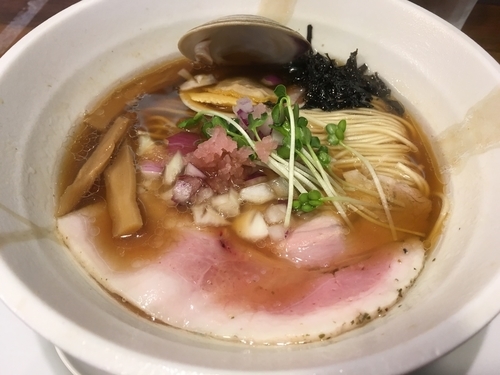 「貝だし醤油そば」@海坂屋の写真