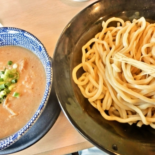 「鶏白湯つけめん塩(800円)」@麺堂 稲葉 Kuki styleの写真