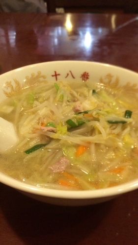 「タンメン」@元祖十八番の写真