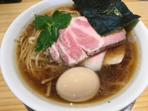 「特製こもんそば（醤油）」@麺ゃこもんの写真