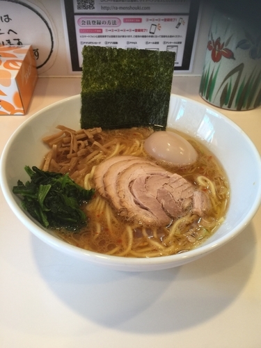 「ちょい辛ラーメン➕無料ライス」@らーめん将貴の写真