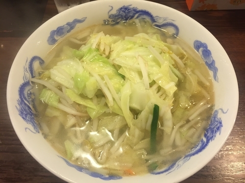 「タンメン（720円）」@來々軒の写真