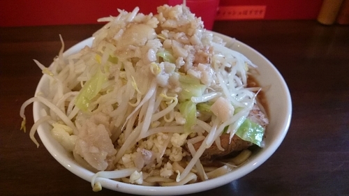 「ラーメン300g(ニンニクヤサイアブラ)」@龍麺 ふえ郎の写真