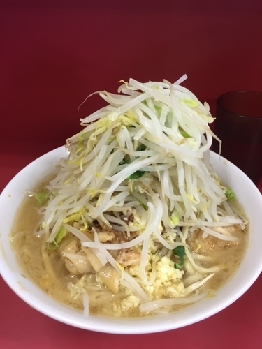「小ラーメン　700円　「ヤサイ・ニンニク・アブラ」」@ラーメン二郎 ひばりヶ丘駅前店の写真