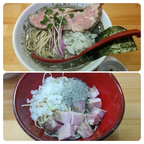 「ヤバニボ+和え玉（970円+200円）」@めんや天夢の写真