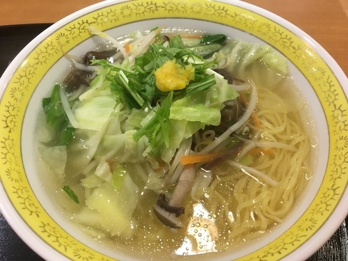 「もてぎのゆず塩らーめん640円」@道の駅もてぎ 十石屋の写真