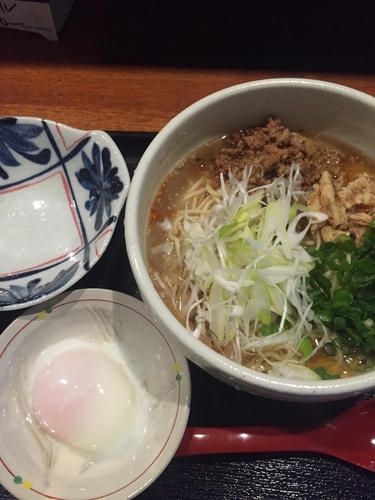「広島流汁なし担々麺、4辛」@広島流つけ麺 からまるの写真
