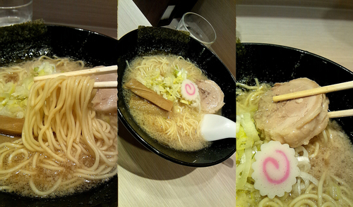 「『背脂醤油ラーメン(￥720)』」@頑者製麺所 エキア成増店の写真