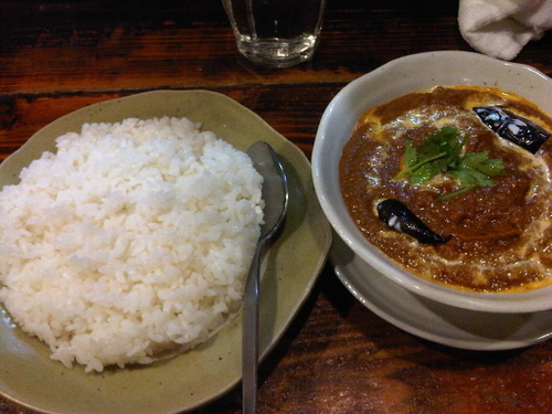 「サイゴンカレー2辛(750円)+ライス(210円)」@カレー工房SAIGONの写真