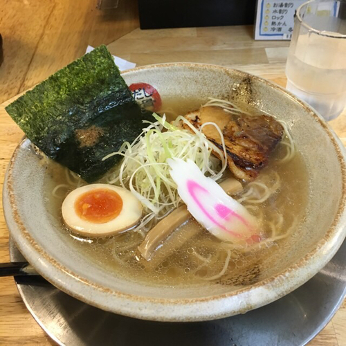 「塩まぐろだしらーめん」@三河開化亭 豊橋カルミア店の写真