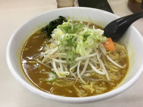 「カレーラーメン」@ラーメンHOT めん花の写真