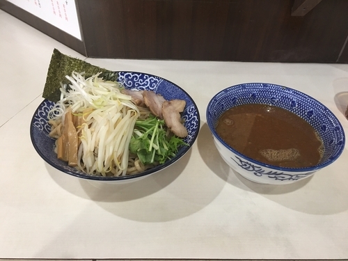「濃厚魚介豚骨つけめん」@麺匠 名人房の写真
