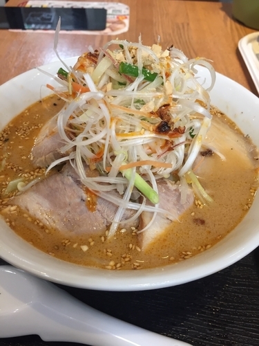 「焦がし胡麻味噌ラーメン」@喜多方ラーメン坂内 池袋サンシャイン店の写真