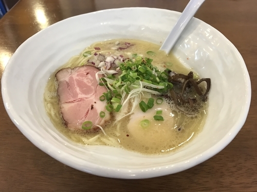 「地鶏白湯麺 塩 780円」@麺処 瓢たん。の写真