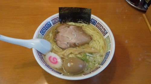 「塩ラーメン（大）味玉」@支那そば・横浜タンメン 阿波家の写真