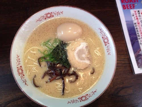 「豚骨醤油味玉ラーメン」@豚骨ラーメン いちもんじ 北本店の写真