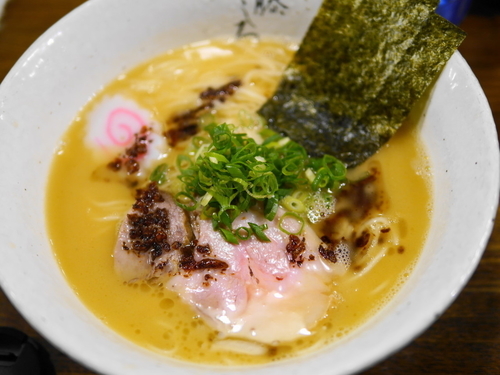「濃厚鶏白湯 ラーメン」@麺屋 藤しろ 目黒店の写真