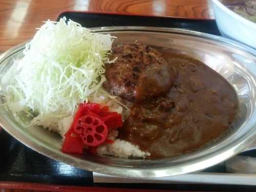 「金沢ハンバーグカレー」@松任海浜温泉 2F売店の写真