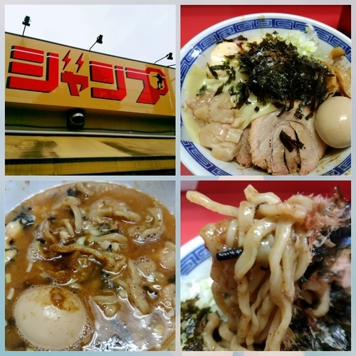 「たれそば（全マシ少な目）780円+チーズ80円」@ジャンプの写真