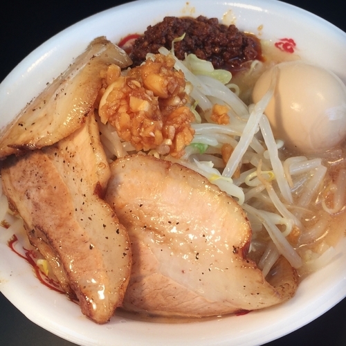 「らーめんブッチャー 炙りチャーシュー濃厚富士山ラーメン+お得盛り」@大つけ麺博 2016の写真