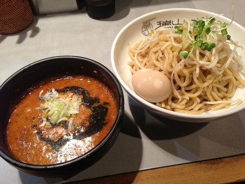 「黒坦々つけ麺（中盛）＋味玉、830（同額）＋KAWAII-T」@中華蕎麦 瑞山（ZUIZAN）の写真