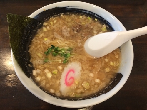 「背脂ラーメン」@麺屋 あおいの写真