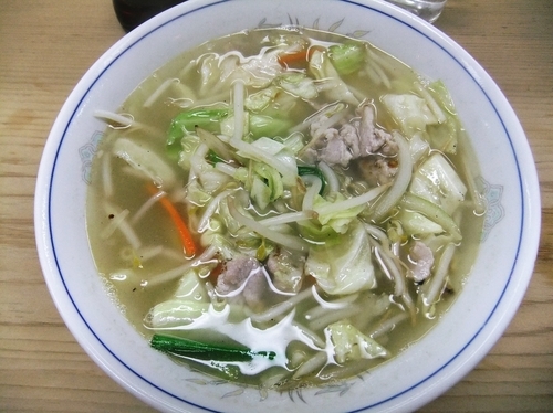 「湯めん（500円）」@七面鳥の写真