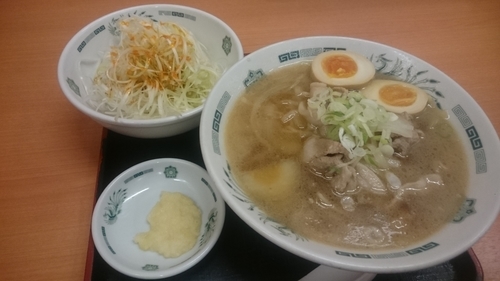 「[期間限定]肉そば590円+白髪ネギ」@日高屋 狭山北入曽店の写真