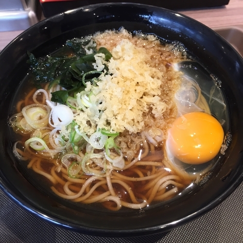 「朝そば（￥320）」@名代 富士そば 慶應三田店の写真