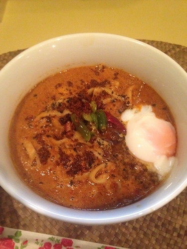 「黒カラシビ麺 半額クーポン」@龍門瀑の写真