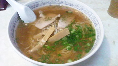 「しょうゆラーメン」@大連の写真