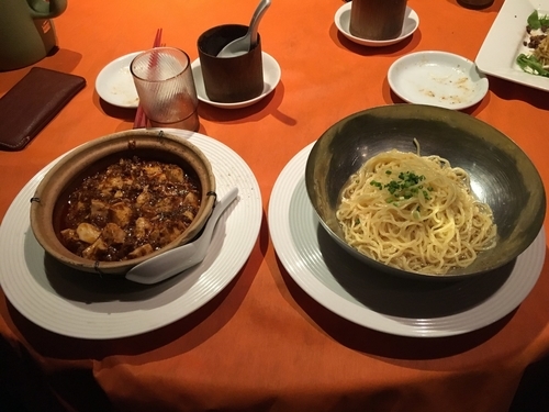 「冷し陳麻婆豆腐麺」@四川厨房 美 <mei>の写真