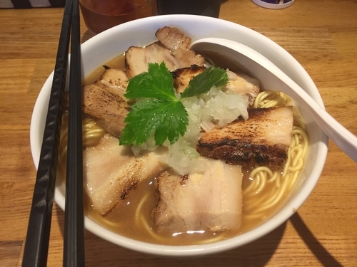 「肉煮干し中華そば 大盛 990円」@煮干し中華そば三四郎の写真