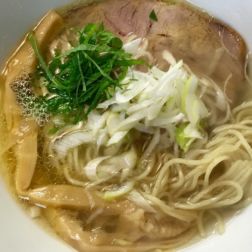 「鶏塩」@麺蔵 あつおの写真