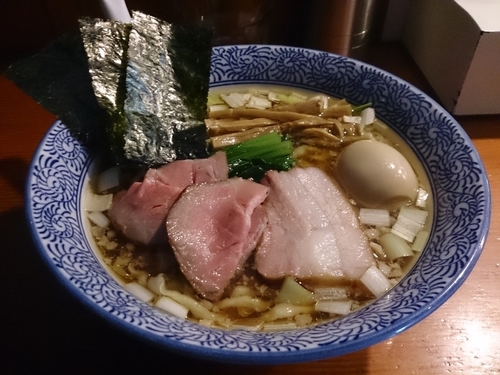 「特製手揉み中華そば(醤油・太麺)」@麺処 ほん田の写真