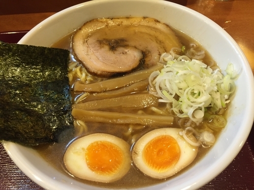 「中華麺（ﾈｷﾞ多め）＋味玉」@めん 和正の写真