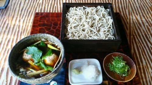 「鴨つくねそば 1,400円」@鬼怒川竹やぶの写真